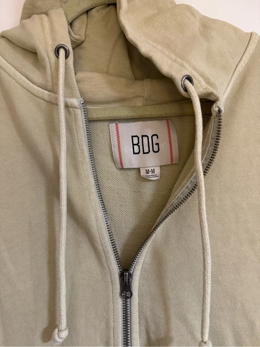 BDG Urban Outfitters Bonfire Full Zip Hoodie Washed